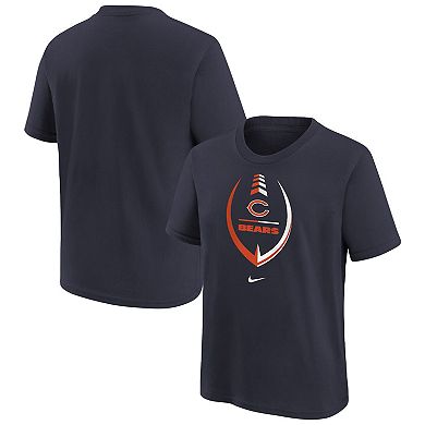 Girls Preschool Nike Navy Chicago Bears Icon T-Shirt
