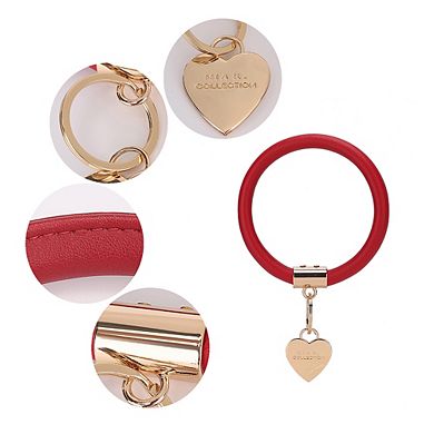 Mkf Collection Jasmine Women’s Bangle Wristlet Keychain Set By Mia K- 3 Pieces