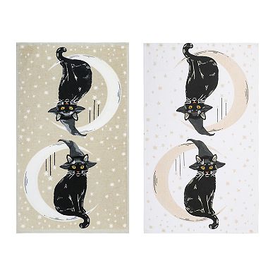 Celebrate Together™ Halloween Luna Cat 2-Pack Kitchen Towels