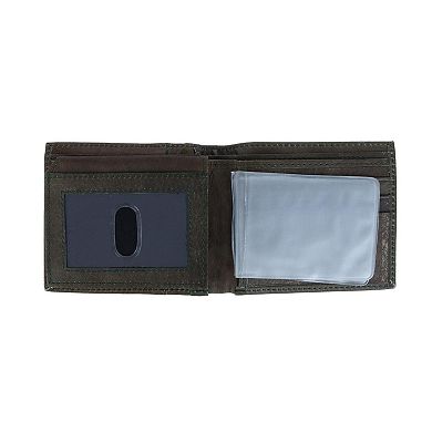 Men's Rfid Usa Embossed Leather Bifold Wallet