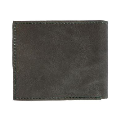 Men's Rfid Usa Embossed Leather Bifold Wallet