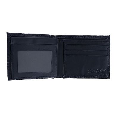 Men's Alligator Print Bifold Wallet