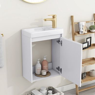 Merax Modern 16-inch Bathroom Vanity Cabinet