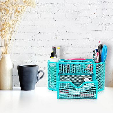 Pencil Holders With 9 Compartments, Pen Holder, And Storage