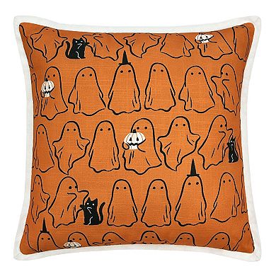 Celebrate Together??? Halloween Hey Boo Decorative Throw Pillow