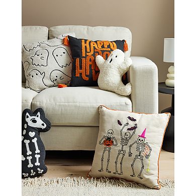 Celebrate Together™ Halloween Skeleton Decorative Throw Pillow