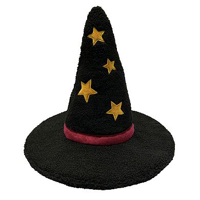 Celebrate Together™ Halloween Black 3D Witch Hat Decorative Throw Pillow