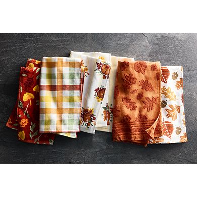 Celebrate Together Fall Happy Fall 2-Pack Terry Kitchen Towels