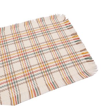 Celebrate Together??? Fall Chunky Plaid Woven Placemat