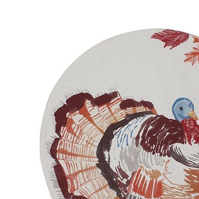 Celebrate Together??? Fall Printed Woven Turkey Placemat