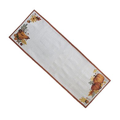 Celebrate Together™ Fall Pumpkin Tapestry Table Runner