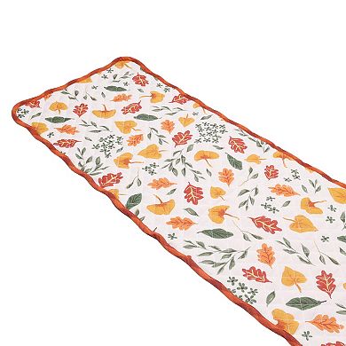 Celebrate Together??? Fall Leaves Reversible Quilted Table Runner