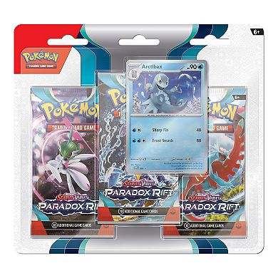 Pokémon Trading Card Game Scarlet & Violet Paradox Rift 3-Booster Pack Set with Promo Card and Online Game Code