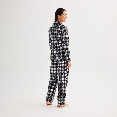 Women's Jammies For Your Families® Winter Plaid Notch Pajama Top & Pajama Bottoms Set