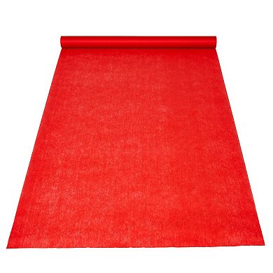 Red Carpet For Prom, Wedding, Celebrations, 3 X 50 Feet (40gsm Thickness)