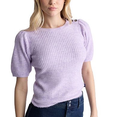 Women's Buffalo Jeans Winsome Short Puff Sleeve Sweater