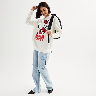 Juniors' Hello Kitty Fleece Graphic Sweatshirt