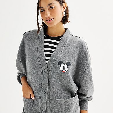 Disney's Mickey Mouse Icon Juniors' Graphic Cardigan