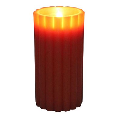 Sonoma Goods For Life Spice Ribbed Large LED Candle