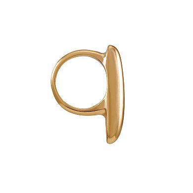 Berry Jewelry Gold Tone Modern Ring - Size 9