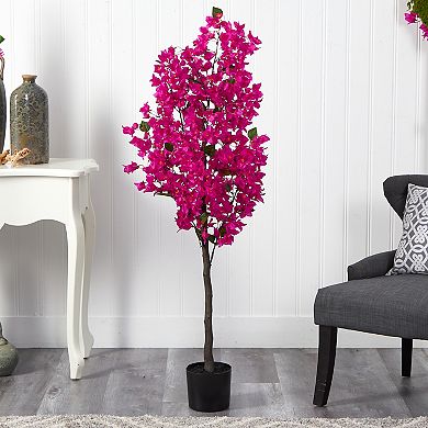 5' Bougainvillea Artificial Tree