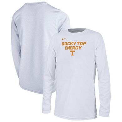 Youth Nike  White Tennessee Volunteers 2024 On-Court Bench Energy T-Shirt