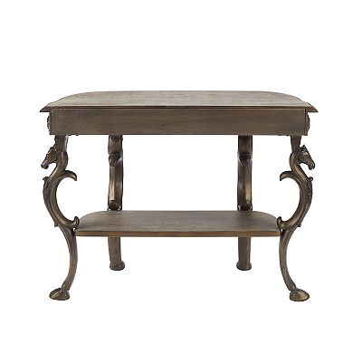 Linon Flicka Console Table With Horse Legs