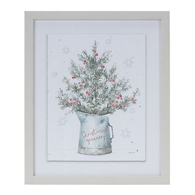 Potted Pine Tree Wall Art (Set Of 2)