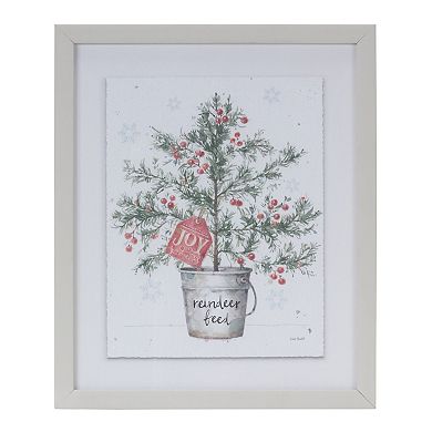 Potted Pine Tree Wall Art (Set Of 2)