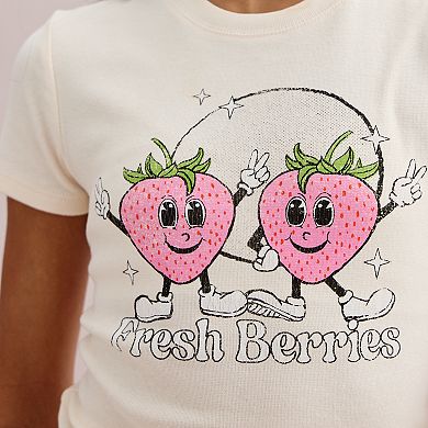 Girls B.O.Y. "Fresh Berries" Berry Baby Graphic Tee