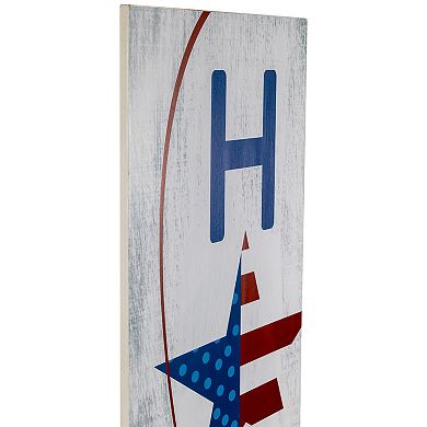 Northlight Welcome Home Americana Wooden Wall Decor