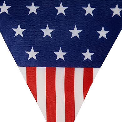 Northlight 9.75-Foot Americana Pennant USA Flag Hanging Wall Decor