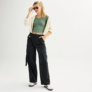 Juniors' Vanilla Star D-Ring Pants