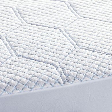 Vibe Cooling Quilted Memory Foam Mattress Pad