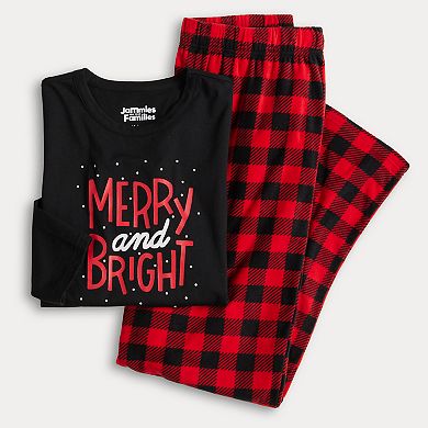 Men's Jammies For Your Families® Merry & Bright Buffalo Plaid Pajama Top & Pajama Bottoms Set