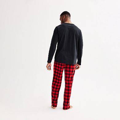 Men's Jammies For Your Families® Merry & Bright Buffalo Plaid Pajama Top & Pajama Bottoms Set