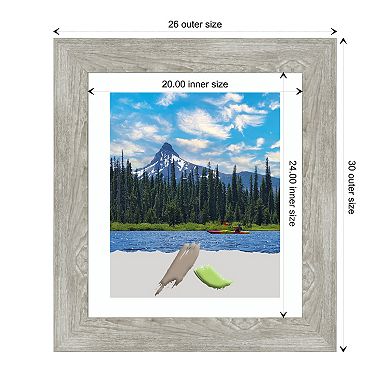 Dove Greywash Picture Frame, Photo Frame, Art Frame - Photo Size 20 X 30
