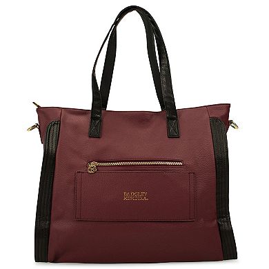 Badgley Mischka Rose XL Vegan Leather Travel Tote Weekender Bag