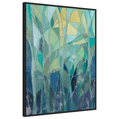 Stained Glass Forest I By Grace Popp Framed Canvas Wall Art Print