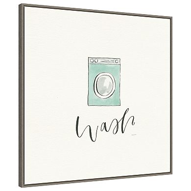 Wash Dry Fold Repeat I By Jenaya Jackson Framed Canvas Wall Art Print