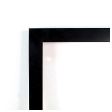 Svelte Petite-bevel Wood Bathroom Wall Mirror