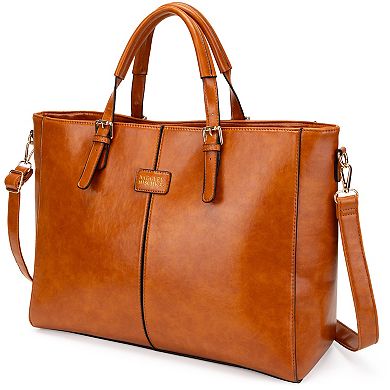 Badgley Mischka Julia Vegan Leather Tote Weekender Travel Bag