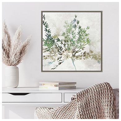 Olive Branch By Asia Jensen Framed Canvas Wall Art Print