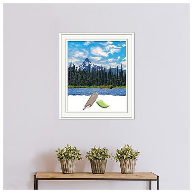 Craftsman White Wood Picture Frame, Photo Frame, Art Frame