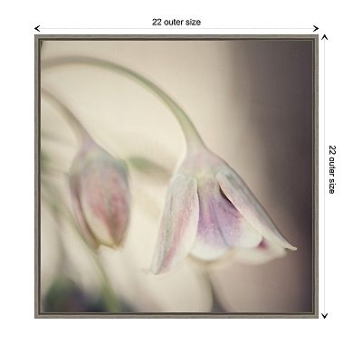 Soft Shades Of Pink Petals By Carla Vermeend Framed Canvas Wall Art Print