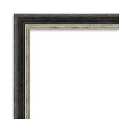 Theo Narrow Wood Non-beveled On The Door Mirror Full Length Mirror