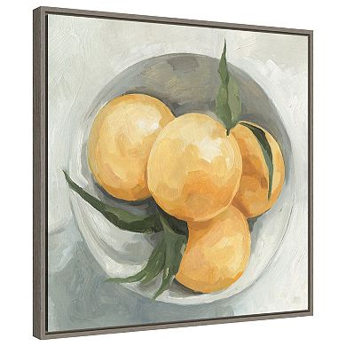 Fruit Bowl I By Emma Scarvey Framed Canvas Wall Art Print