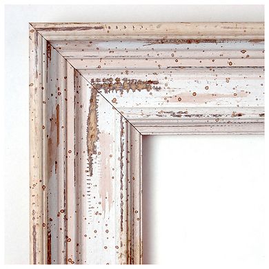 Alexandria White Wash Wood Picture Frame, Photo Frame, Art Frame
