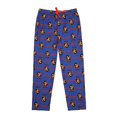 Men's Chucky Character Pajama Top & Pajama Bottom Set