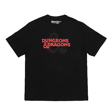 Men's Dungeons & Dragons Logo Pajama Top & Pajama Bottom Set
